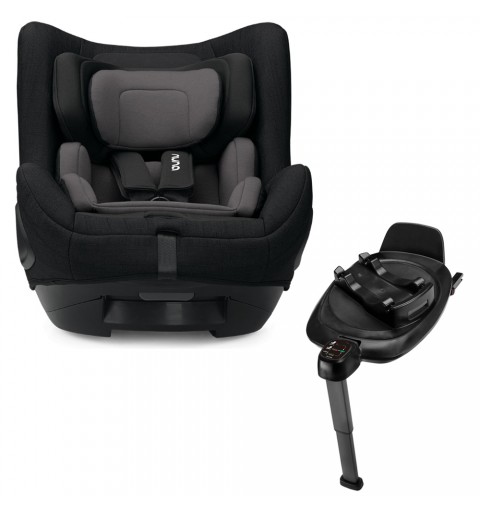 Nuna Todl ™ Next i-size - fotelik samochodowy zestaw z bazą obrotową Base Next 76-105 cm | Caviar